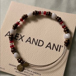 Alex & Ani vintage beaded bangle